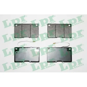 Jeu de 4 plaquettes de frein avant LPR 05P372