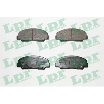 Jeu de 4 plaquettes de frein avant LPR 05P381