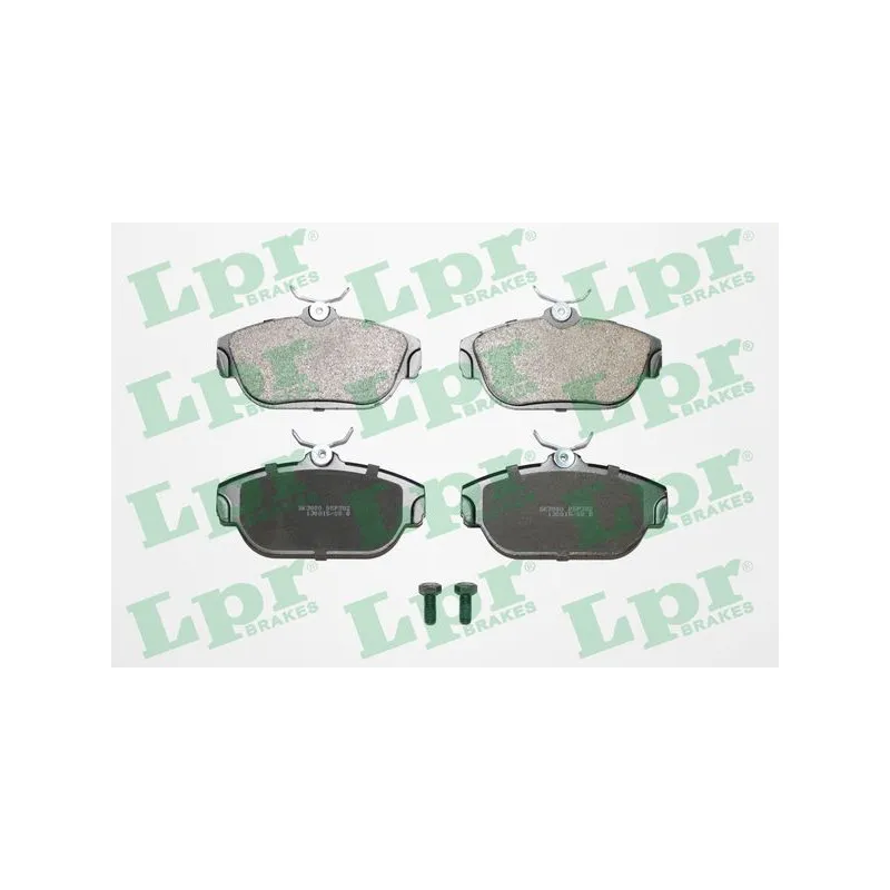 Jeu de 4 plaquettes de frein avant LPR 05P382