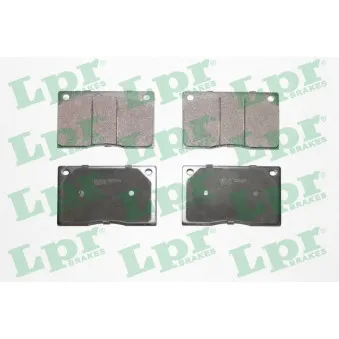 Jeu de 4 plaquettes de frein avant LPR 05P386