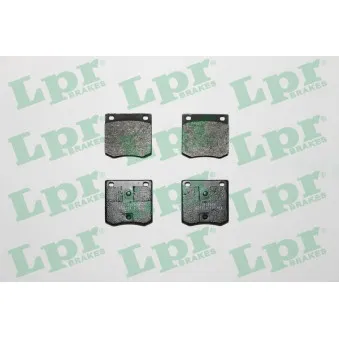 Jeu de 4 plaquettes de frein arrière LPR 05P394