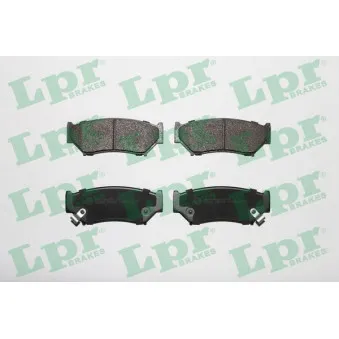 Jeu de 4 plaquettes de frein avant LPR 05P396