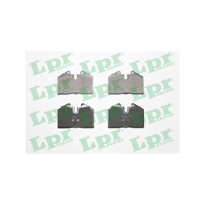 Jeu de 4 plaquettes de frein avant LPR 05P397