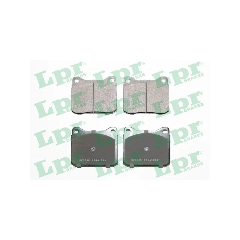 Jeu de 4 plaquettes de frein avant LPR 05P401