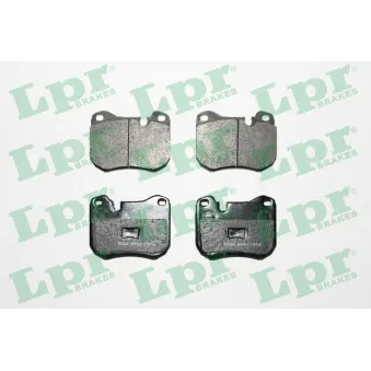 Jeu de 4 plaquettes de frein avant LPR 05P402