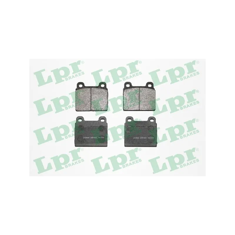 Jeu de 4 plaquettes de frein avant LPR 05P405