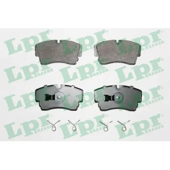 Jeu de 4 plaquettes de frein avant LPR 05P407