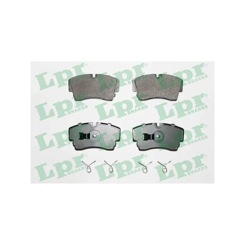 Jeu de 4 plaquettes de frein avant LPR 05P407