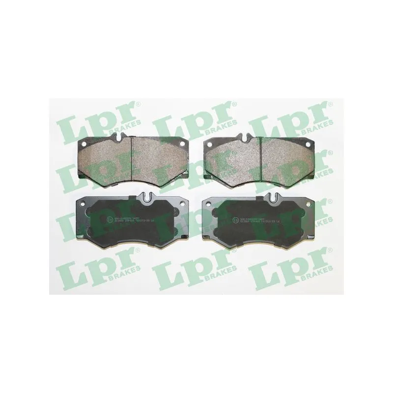 Jeu de 4 plaquettes de frein avant LPR 05P408