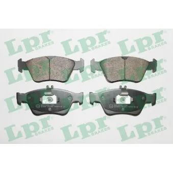Jeu de 4 plaquettes de frein avant LPR 05P409