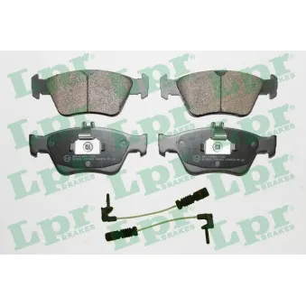 Jeu de 4 plaquettes de frein avant LPR 05P409A