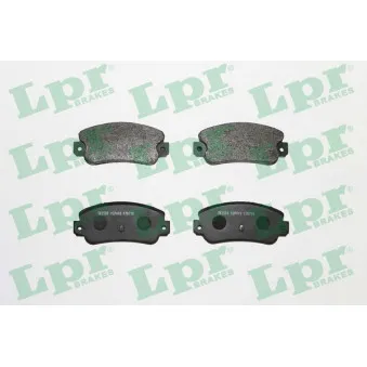 Jeu de 4 plaquettes de frein arrière LPR 05P410