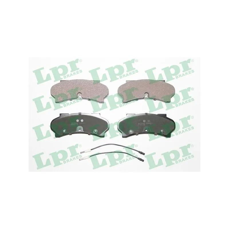 Jeu de 4 plaquettes de frein avant LPR 05P411