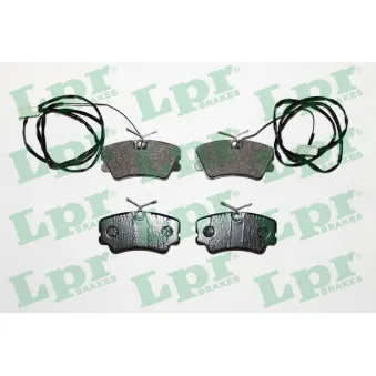 Jeu de 4 plaquettes de frein avant LPR 05P421
