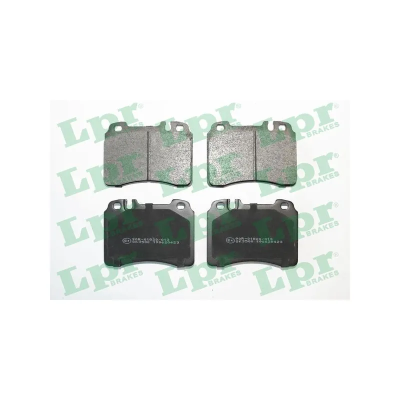Jeu de 4 plaquettes de frein avant LPR 05P423