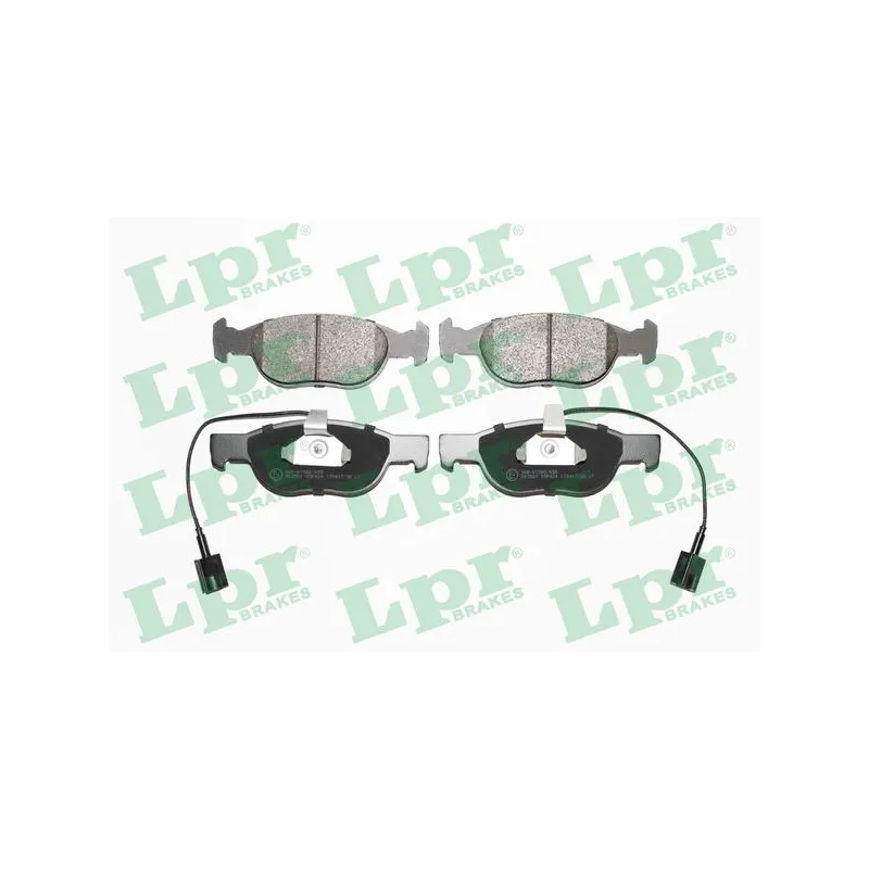 Jeu de 4 plaquettes de frein avant LPR 05P424