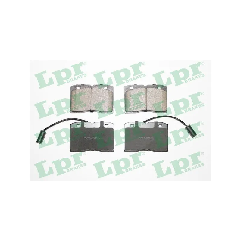 Jeu de 4 plaquettes de frein avant LPR 05P425