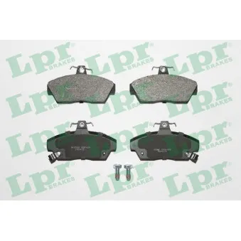 Jeu de 4 plaquettes de frein avant LPR 05P429