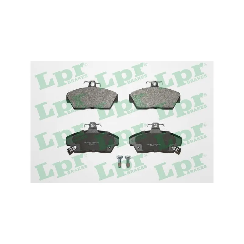 Jeu de 4 plaquettes de frein avant LPR 05P429