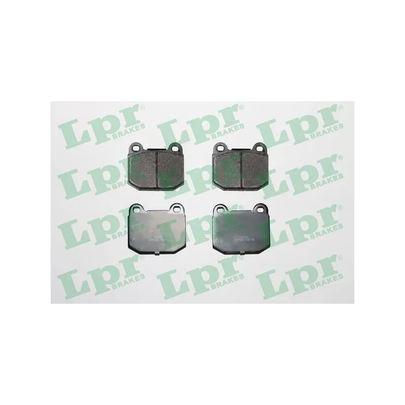 Jeu de 4 plaquettes de frein avant LPR 05P434