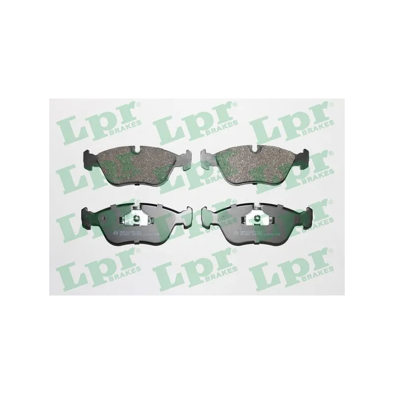 Jeu de 4 plaquettes de frein avant LPR 05P436