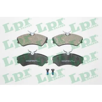 Jeu de 4 plaquettes de frein avant LPR 05P439