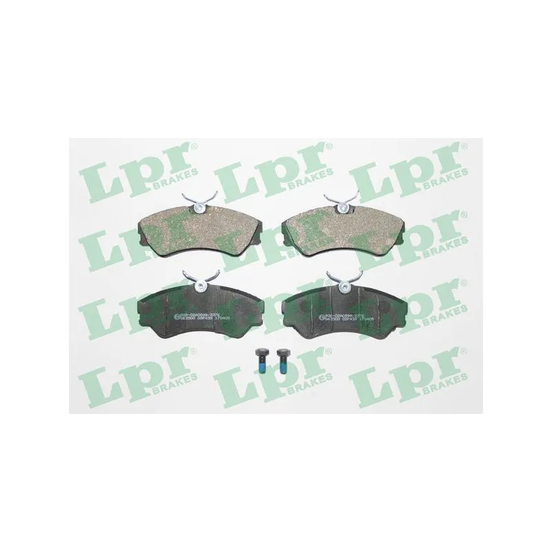 Jeu de 4 plaquettes de frein avant LPR 05P439