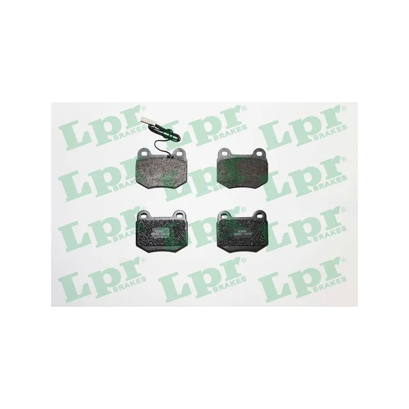 Jeu de 4 plaquettes de frein avant LPR 05P441