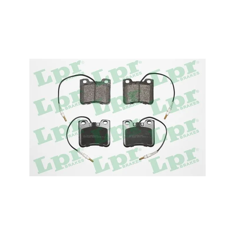 Jeu de 4 plaquettes de frein avant LPR 05P444