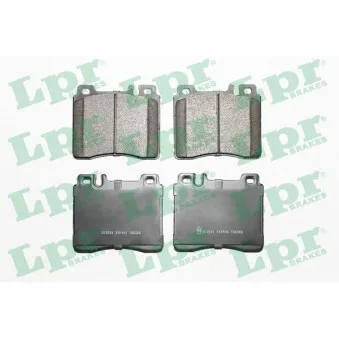 Jeu de 4 plaquettes de frein avant LPR 05P446