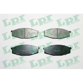 Jeu de 4 plaquettes de frein avant LPR 05P451