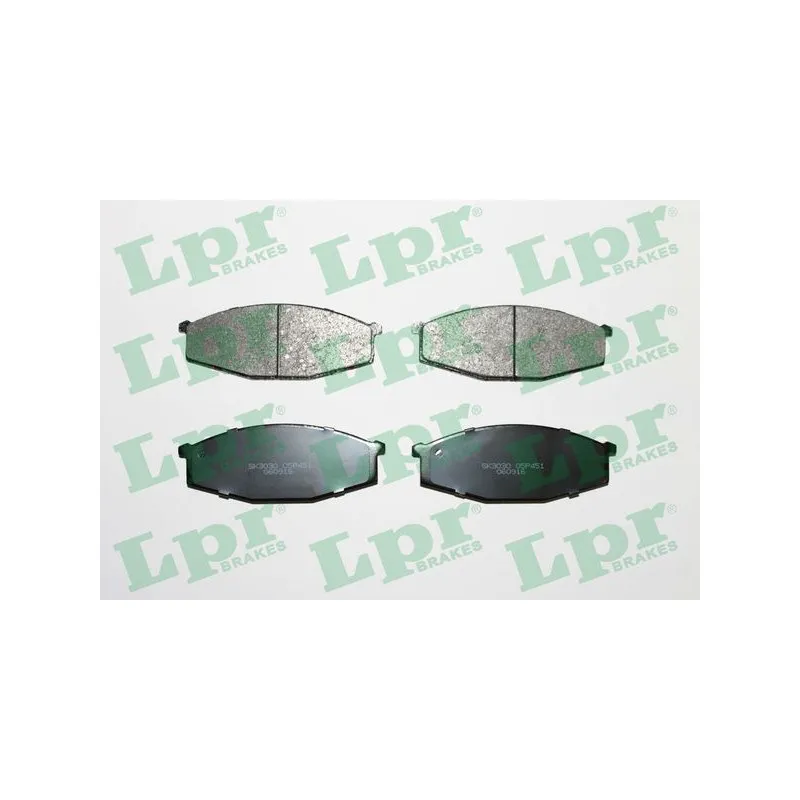 Jeu de 4 plaquettes de frein avant LPR 05P451