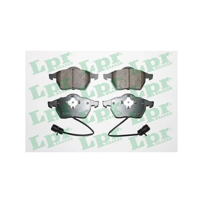 Jeu de 4 plaquettes de frein avant LPR 05P453