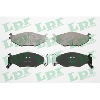Jeu de 4 plaquettes de frein avant LPR 05P454