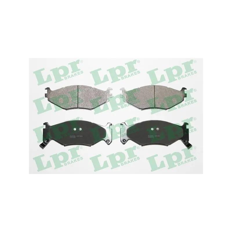 Jeu de 4 plaquettes de frein avant LPR 05P454