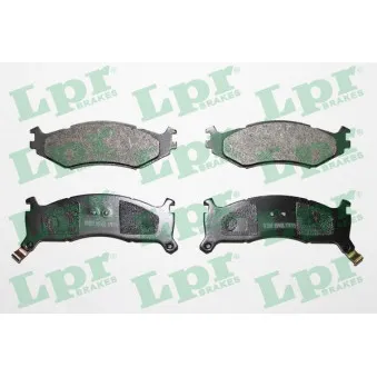 Jeu de 4 plaquettes de frein avant LPR 05P455