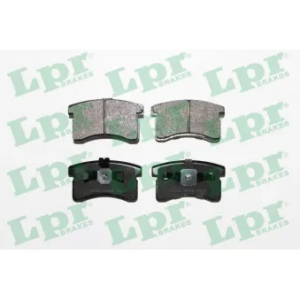 Jeu de 4 plaquettes de frein avant LPR 05P458