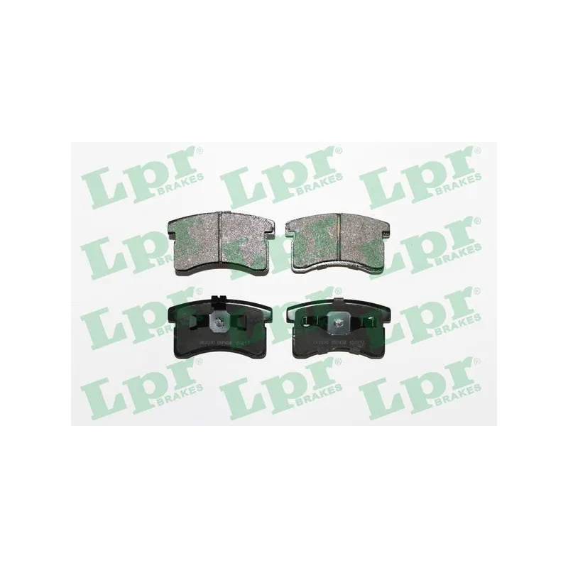 Jeu de 4 plaquettes de frein avant LPR 05P458