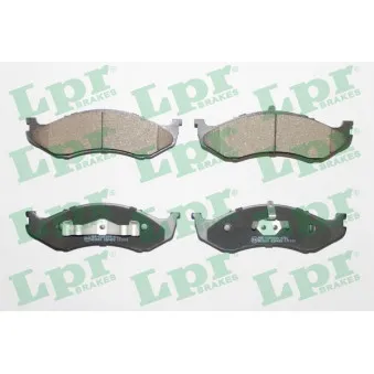 Jeu de 4 plaquettes de frein avant LPR 05P459