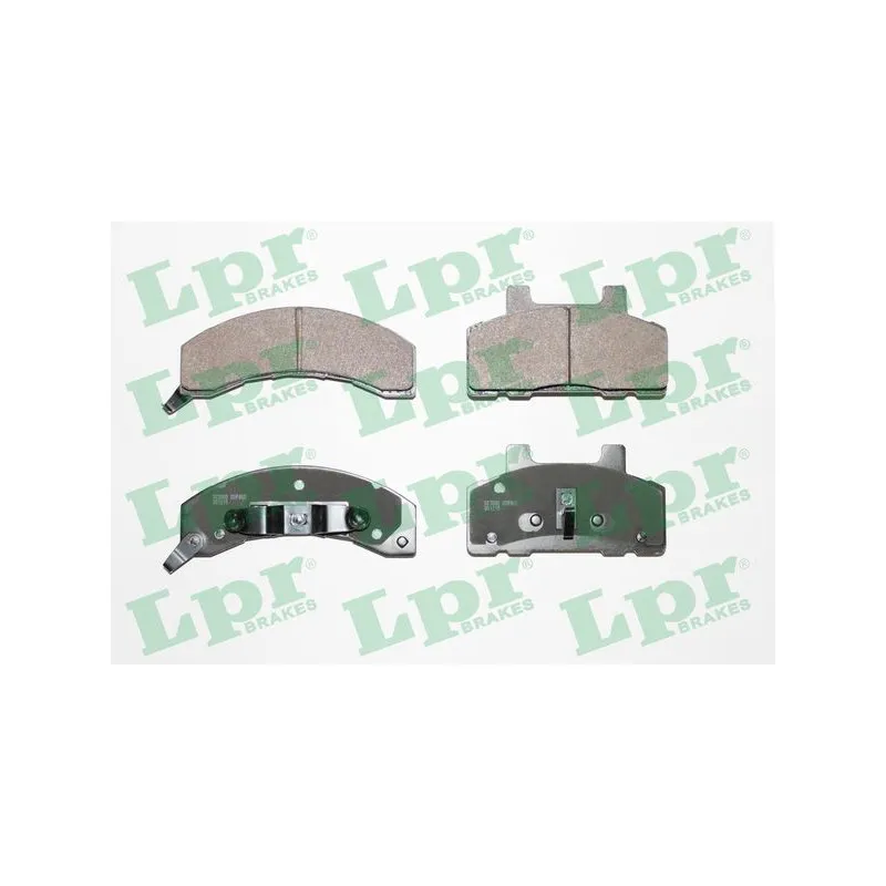 Jeu de 4 plaquettes de frein avant LPR 05P460