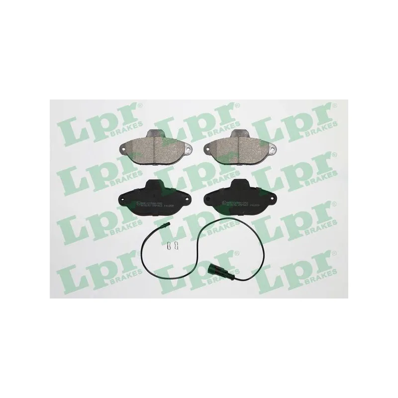 Jeu de 4 plaquettes de frein avant LPR 05P462