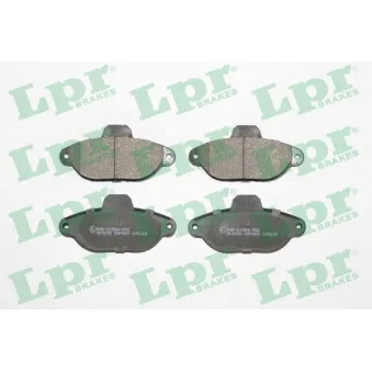 Jeu de 4 plaquettes de frein avant LPR 05P464