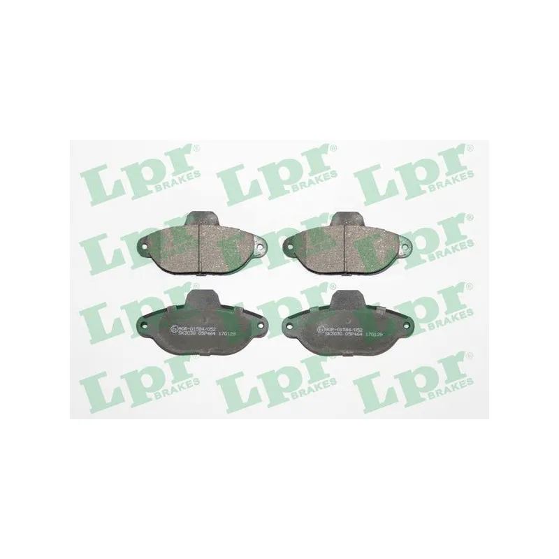 Jeu de 4 plaquettes de frein avant LPR 05P464