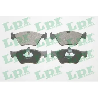 Jeu de 4 plaquettes de frein avant LPR 05P465