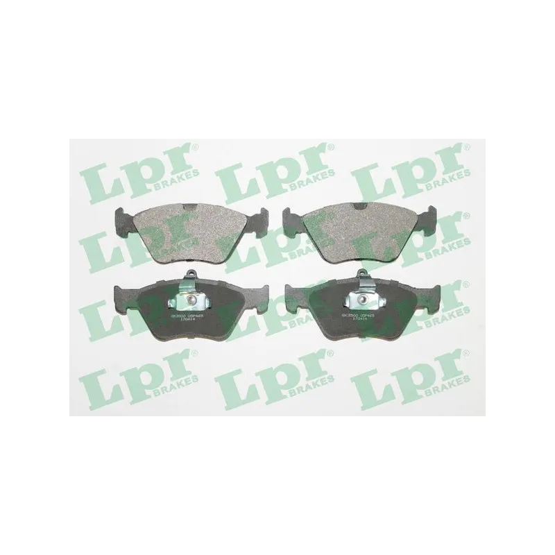 Jeu de 4 plaquettes de frein avant LPR 05P465