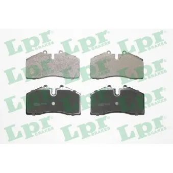 Jeu de 4 plaquettes de frein avant LPR 05P466