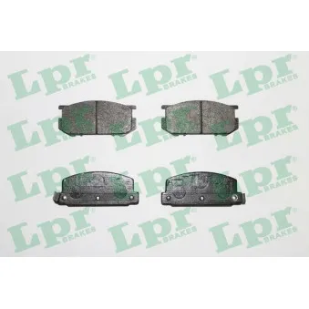 Jeu de 4 plaquettes de frein avant LPR 05P467