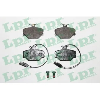 Jeu de 4 plaquettes de frein avant LPR 05P468