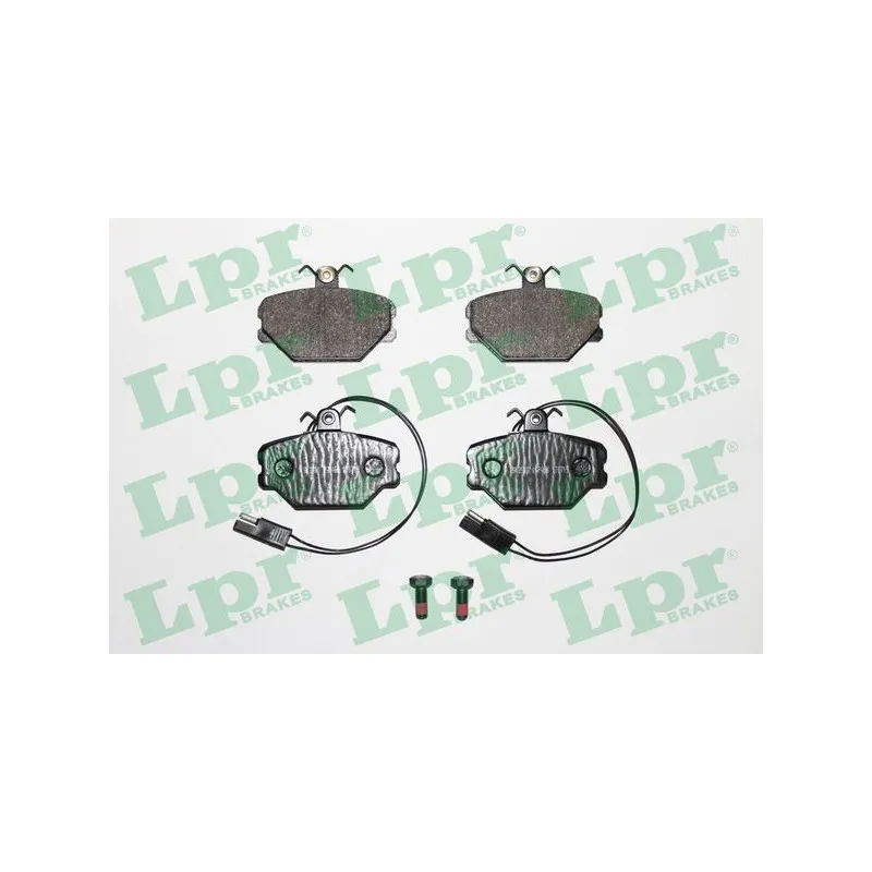 Jeu de 4 plaquettes de frein avant LPR 05P468