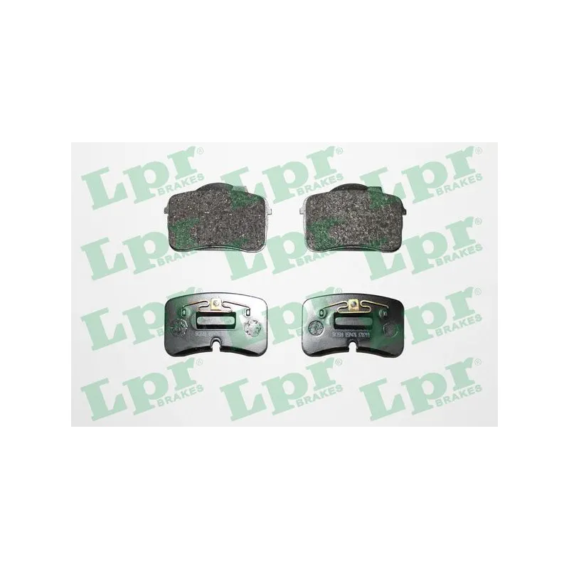 Jeu de 4 plaquettes de frein avant LPR 05P476